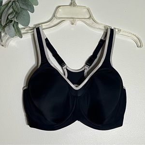 SYROKAN Women's Sports Bra Full Support Racerback Lightly Padded Underwire 34E